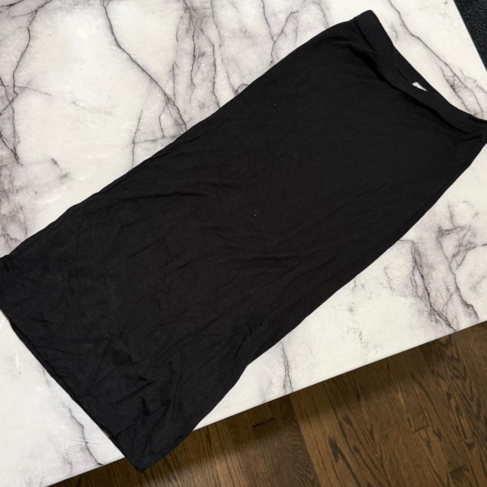 Leith Black Pencil MIDI Skirt Size XSmall